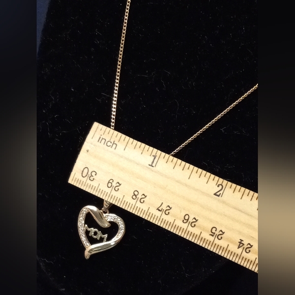 Necklace Set Mom and Heart Pendant Woman Gold Layered/Oro Laminado - Picture 4 of 12